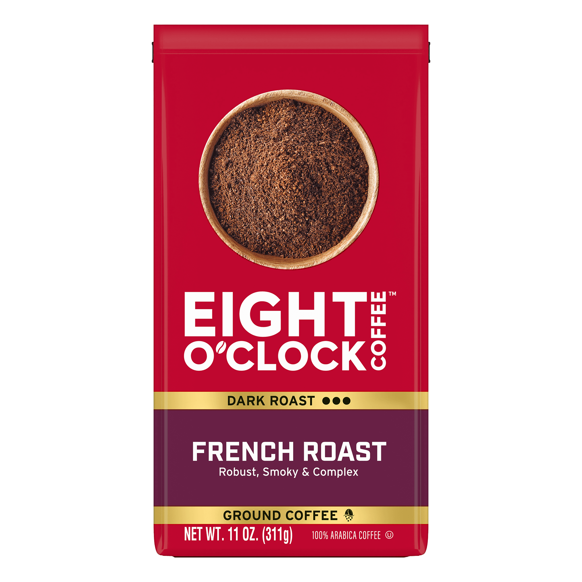 French Roast Ground Coffee | Bold Dark Roast – Eight O'Clock Coffee