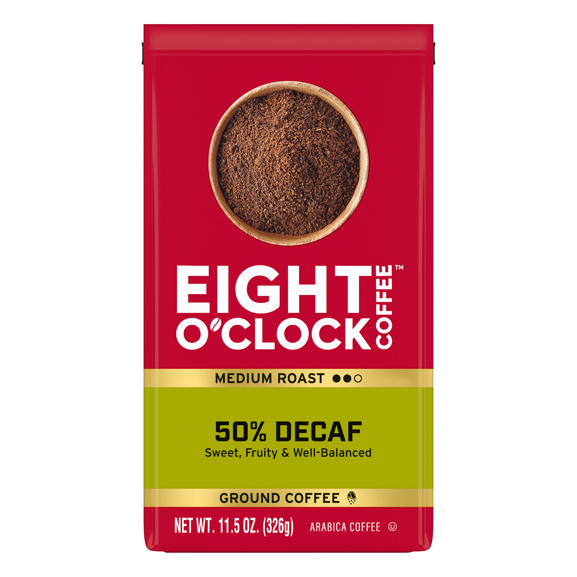 50% Decaf Ground Coffee | Fast Shipping – Eight O'Clock Coffee