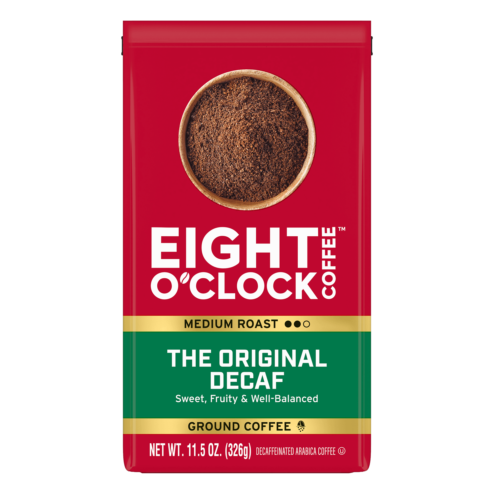 Original Blend Decaf Ground Coffee | Medium Roast – Eight O'Clock