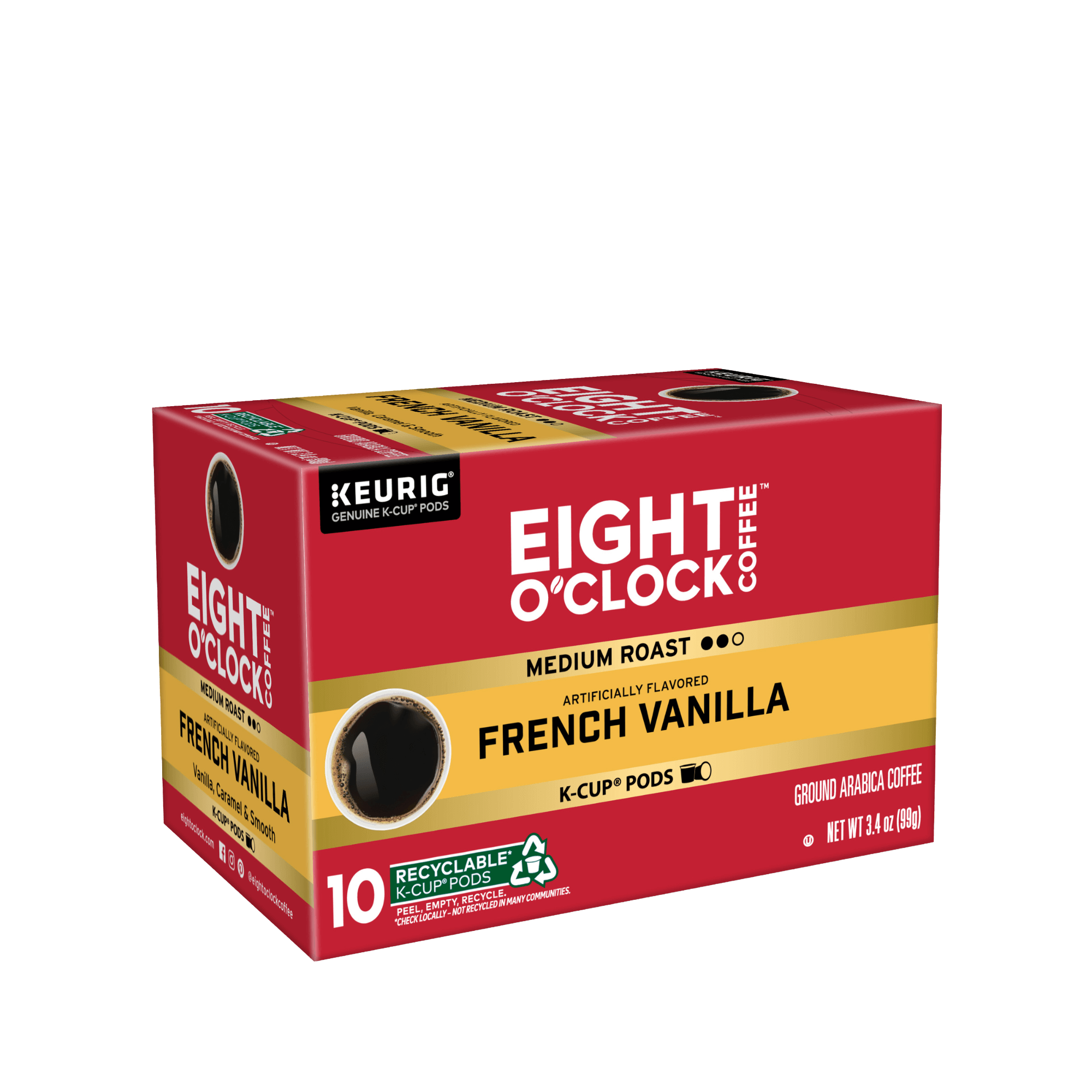 French Vanilla K-Cup Coffee | Medium Roast Pods – Eight O'Clock Coffee