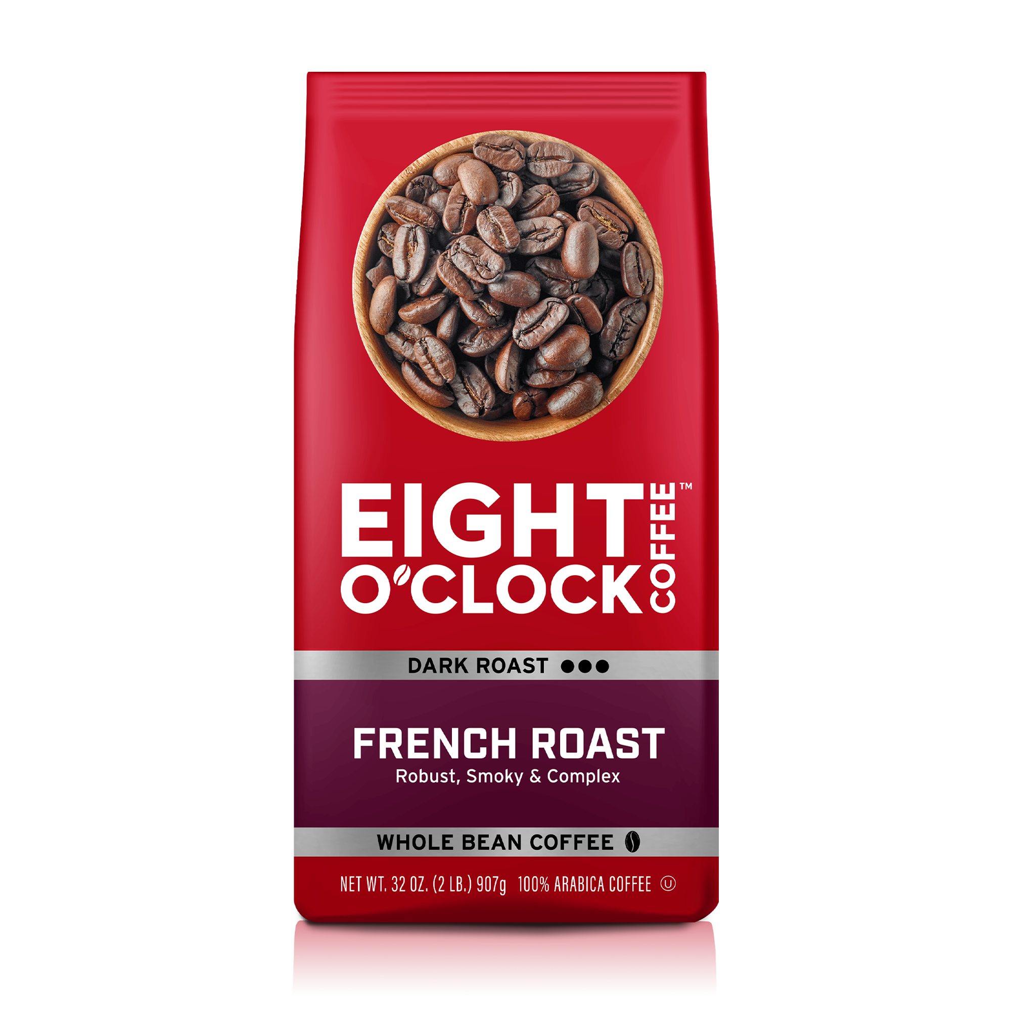 French Roast (Whole Bean) Eight O'Clock Coffee