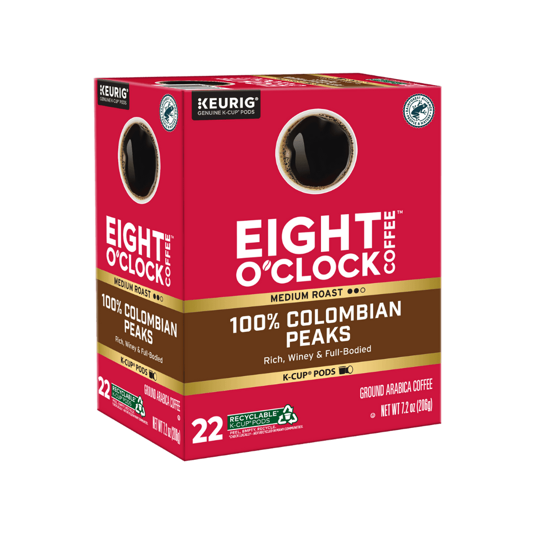 Colombian K-Cup Coffee | Medium Roast Pods – Eight O'Clock Coffee Colombian K-Cup Coffee | Medium Roast Pods – Eight O'Clock Coffee
