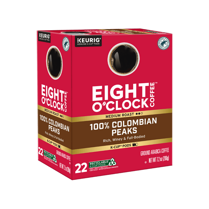 Colombian K-Cup Coffee | Medium Roast Pods – Eight O'Clock Coffee