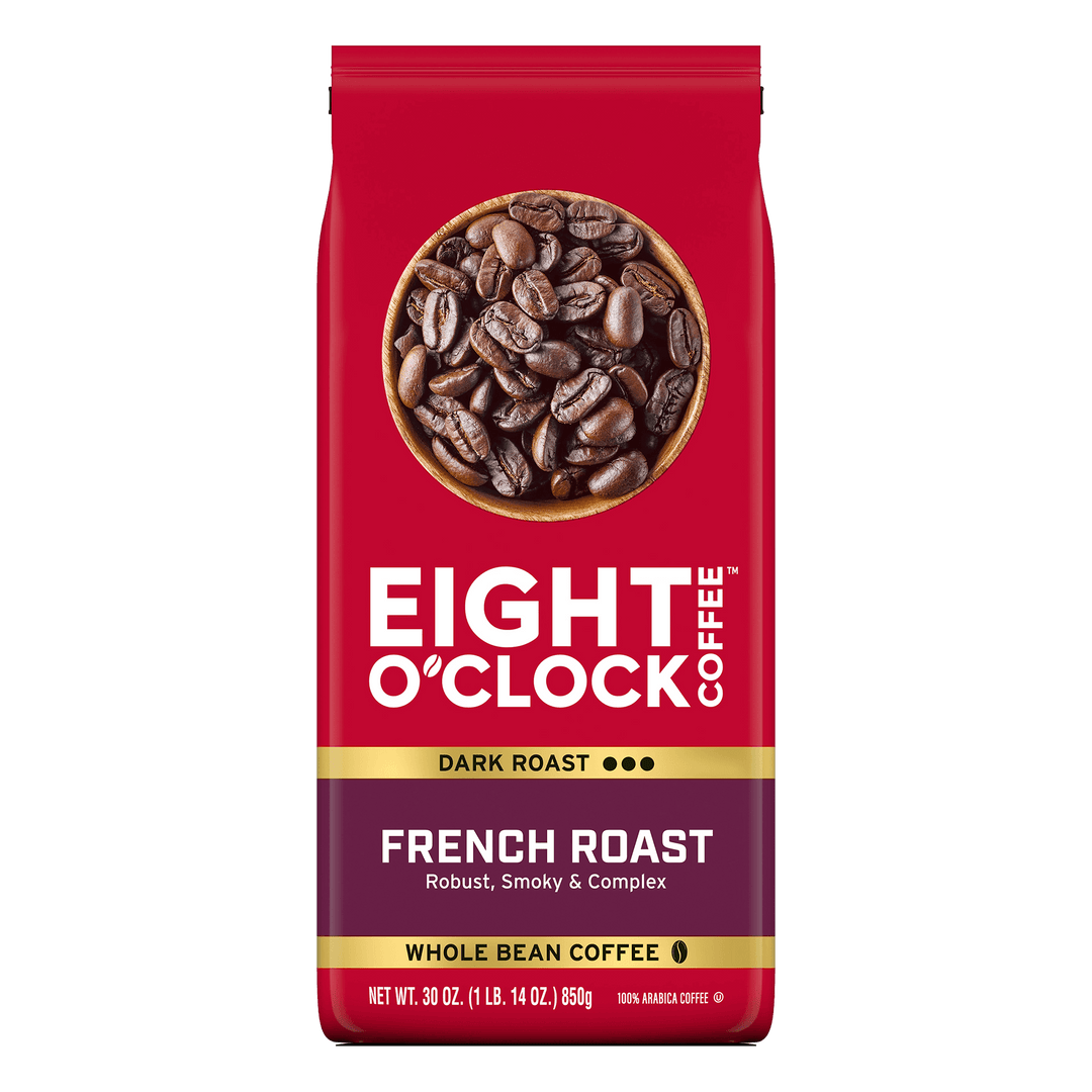 French Roast Whole Bean Coffee | Dark Roast – Eight O'Clock Coffee