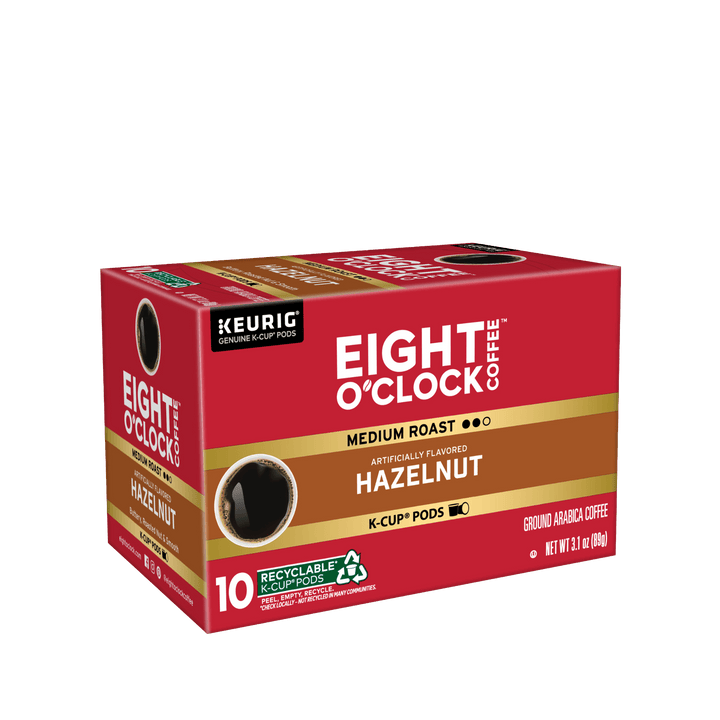 Hazelnut K-Cup Coffee | Light Roast Pods – Eight O'Clock Coffee