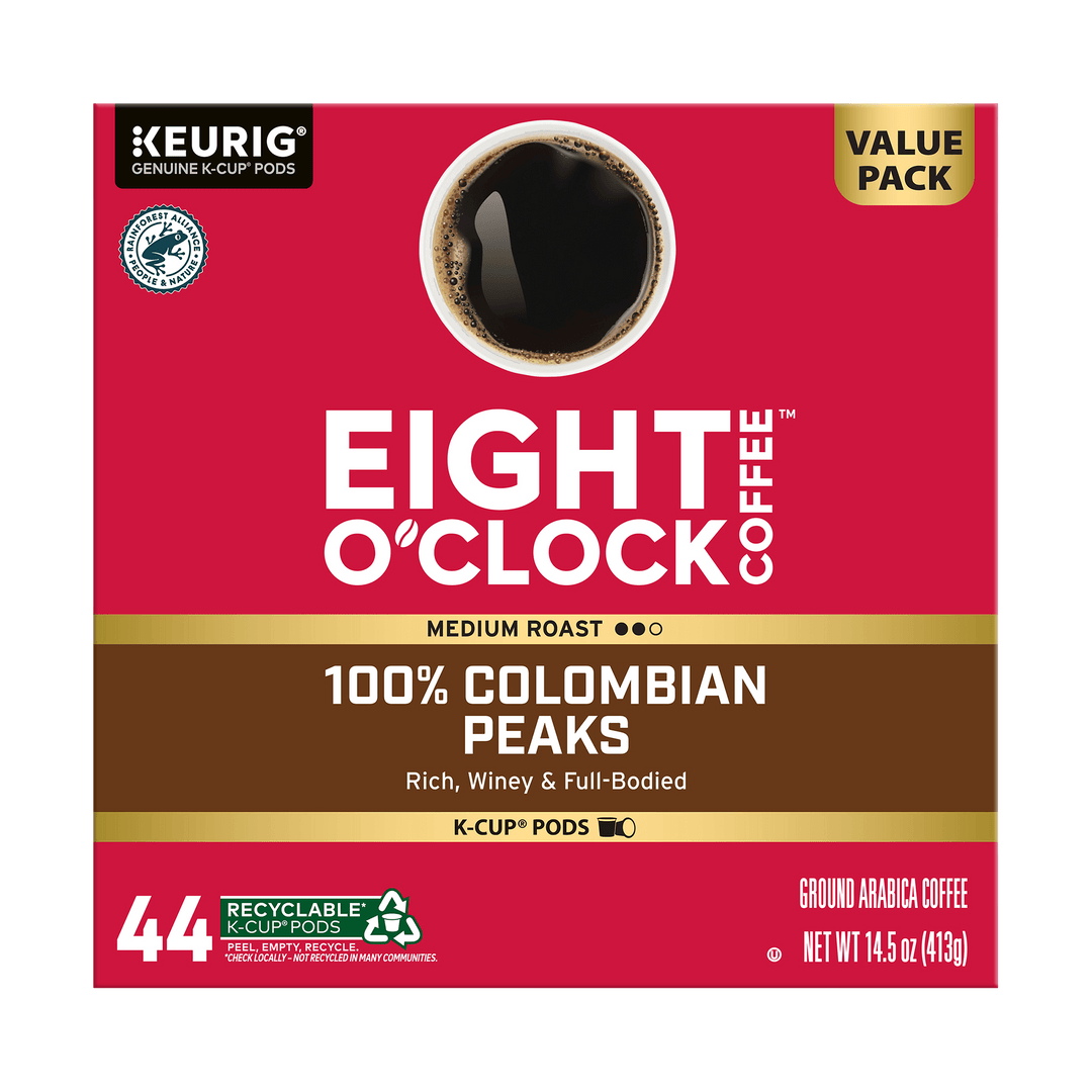 100% Colombian Peaks K-Cup® Coffee Pods | Fast Shipping – Eight O