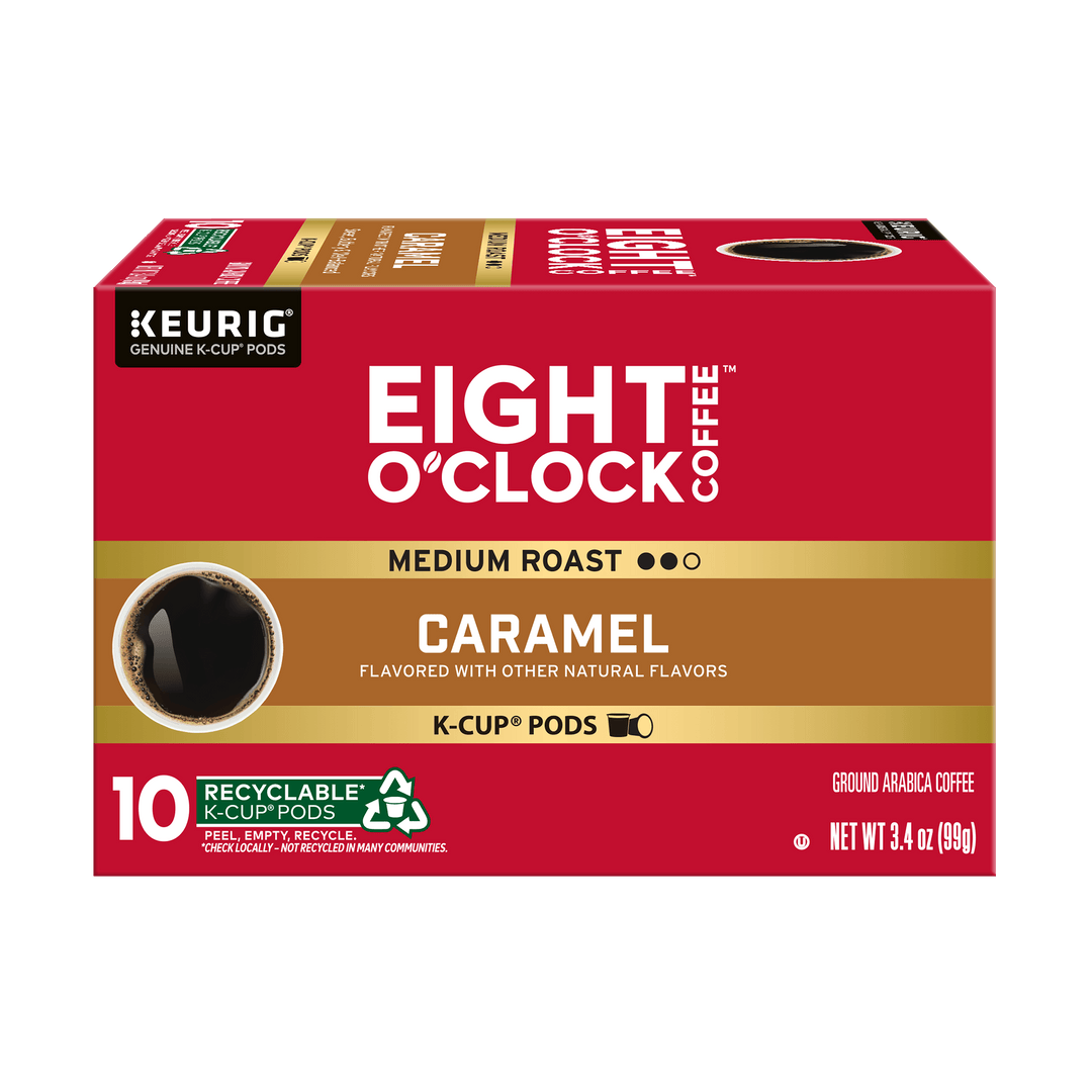 Caramel K-Cup Coffee | Medium Roast Pods – Eight O'Clock Coffee