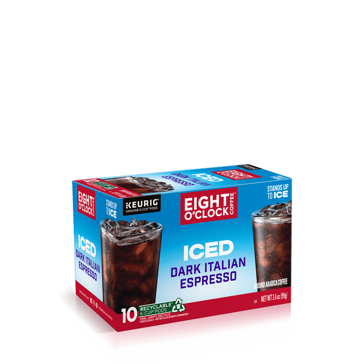 Eight O'Clock Coffee Iced Dark Italian Espresso K-Cup Pods 10-ct. box