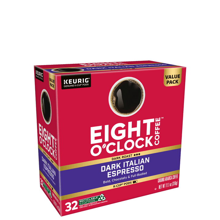 Dark Italian Espresso K-Cup Coffee | Bold Dark Roast – Eight O
