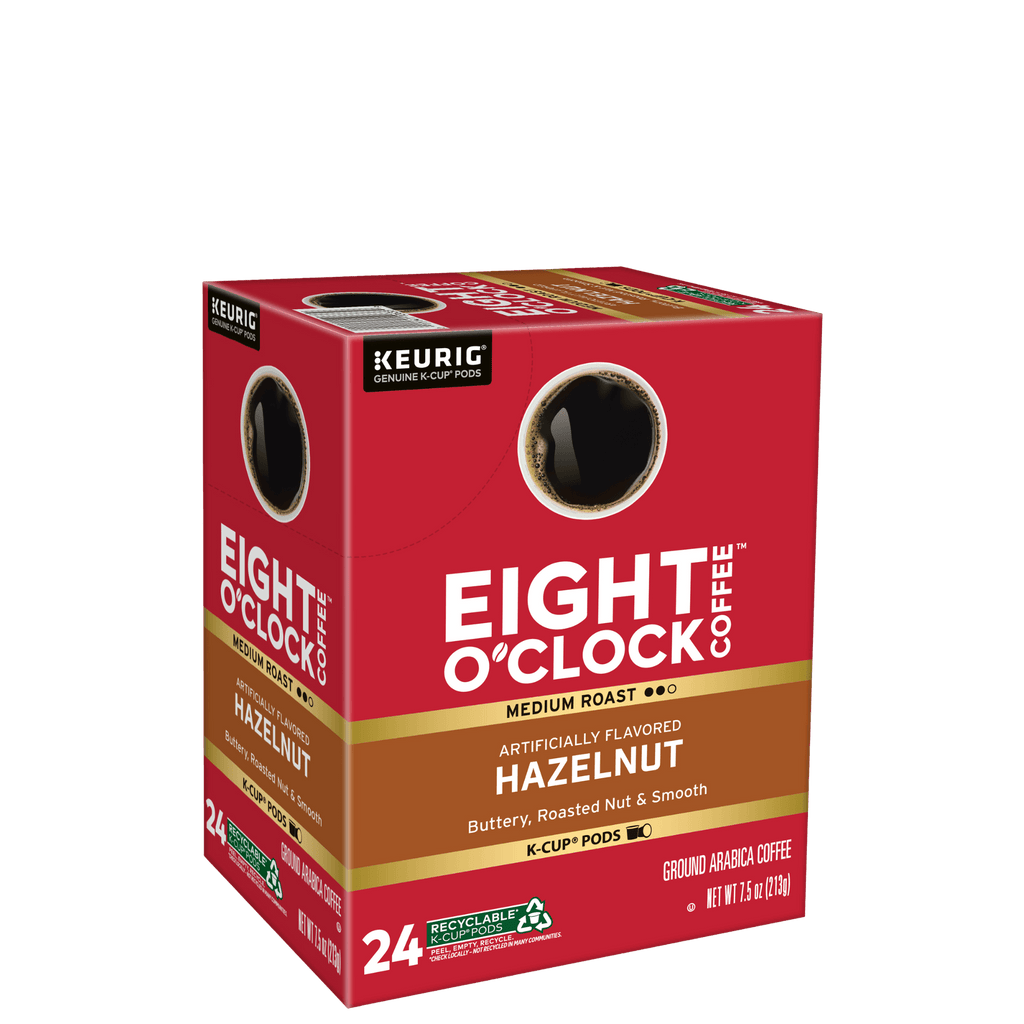 Hazelnut K-Cup Coffee | Light Roast Pods – Eight O'Clock Coffee