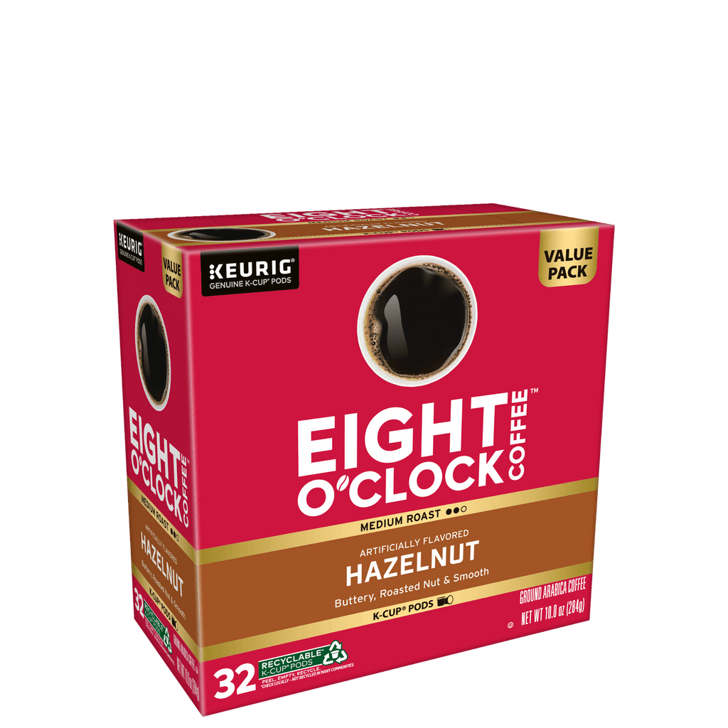Hazelnut K-Cup Coffee | Light Roast Pods – Eight O'Clock Coffee