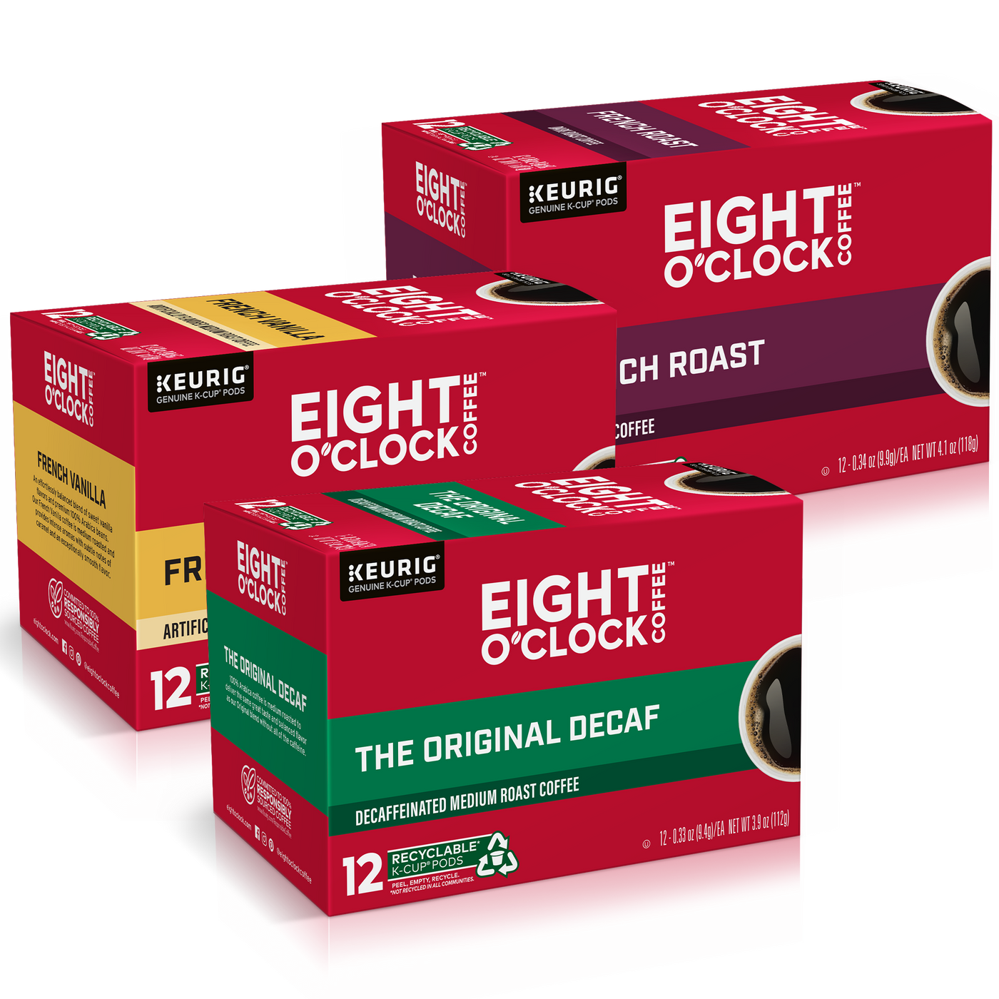 12-Ct Single Serve/K-Cup® Pods Variety 3-Pack