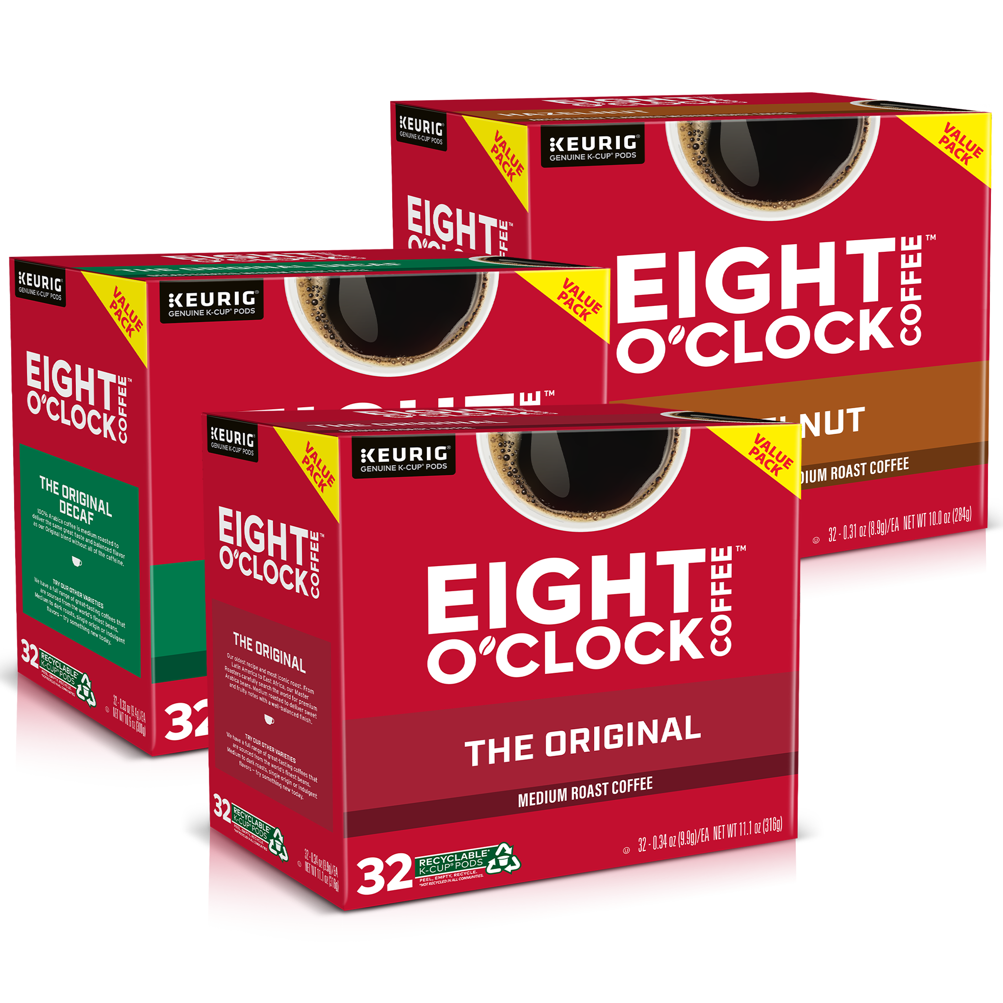 32 Ct K Cup Pods Variety 3 Pack Eight O Clock Coffee 32-ct-k-cup-pods-variety-3-pack-eight-o-clock-coffee