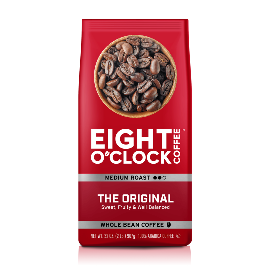 Bag of Eight O'Clock Original Whole Bean Coffee