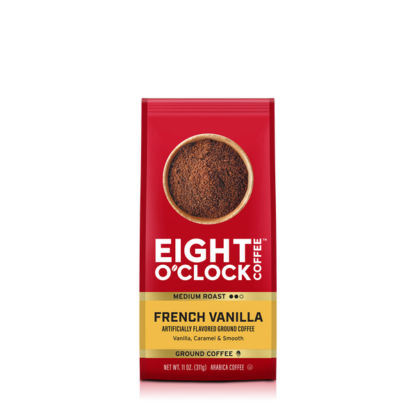 French Vanilla Ground Coffee | Medium Roast – Eight O'Clock Coffee