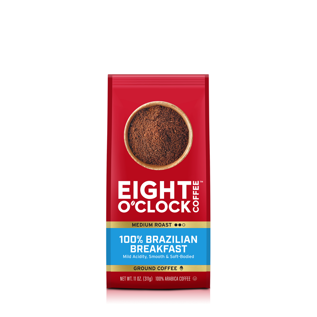 Brazilian Ground Coffee | Smooth Breakfast Blend – Eight O'Clock Brazilian Ground Coffee | Smooth Breakfast Blend – Eight O'Clock