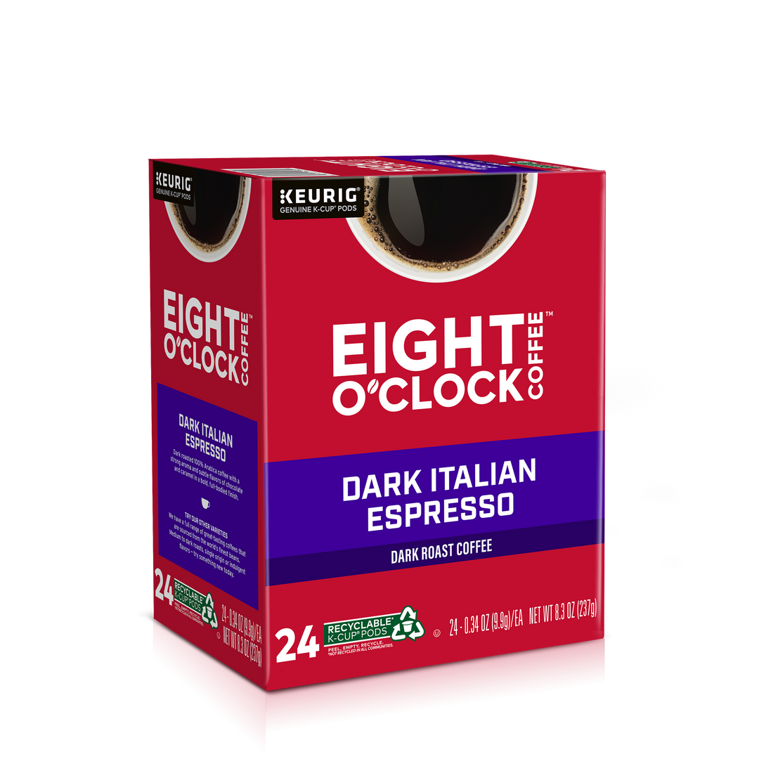 Dark Italian Espresso K Cup Pods Eight O Clock Coffee