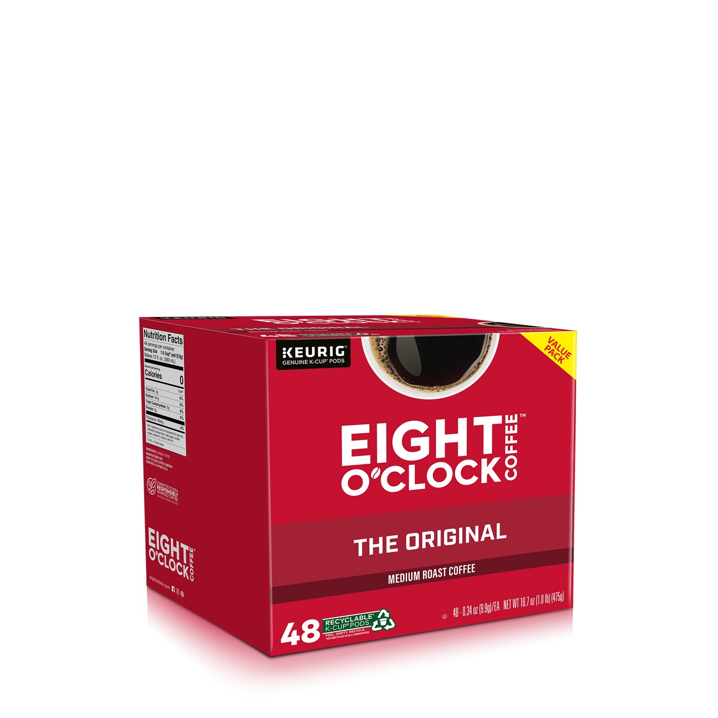 The Original K Cup Pods 48 Ct. Box Eight O Clock Coffee